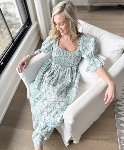 Amalfi Cotton Dress Made in Italy