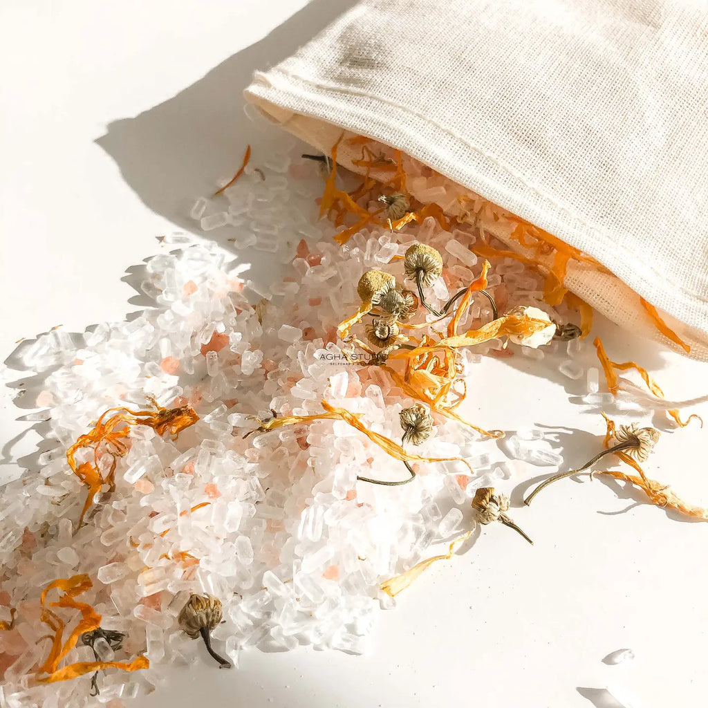 Eucalyptus Detox Bath Salts made in Canada all natural