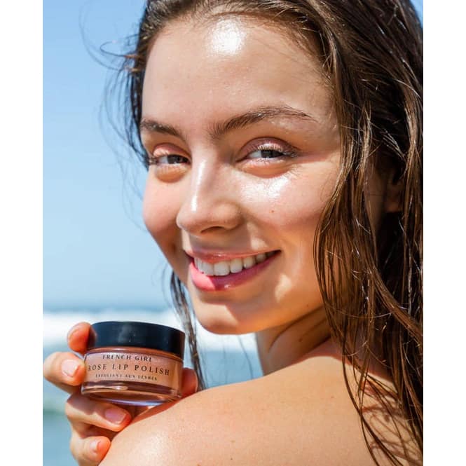 French Girl Rose Lip Polish Beach