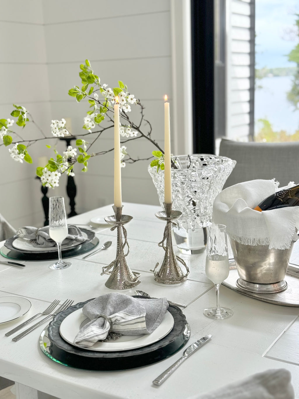 Zita [Fringe Stone-Linen Napkins] - Set of 4