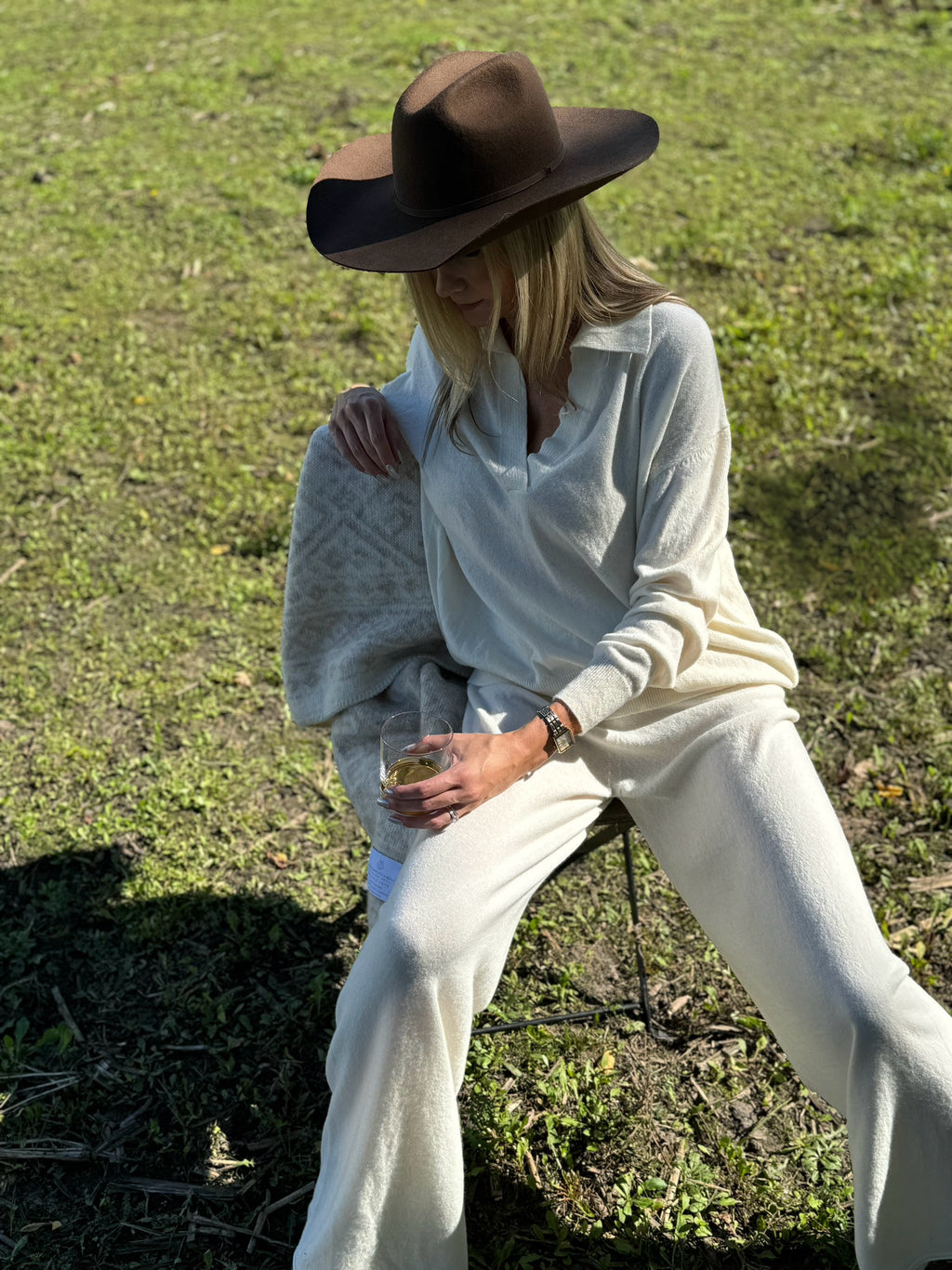 Cashmere-Mix Polo-Knit