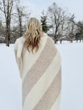 Liv Icelandic Wool Blanket Fawn + Ivory Koxahnn Heim
